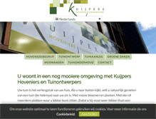 Tablet Screenshot of kuijpers-tuinen.nl